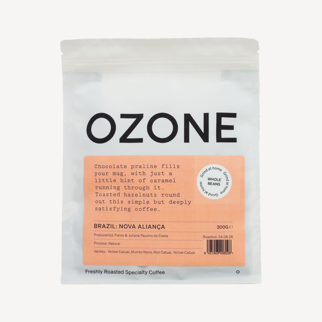 Ozone Single Origin Whole Beans 200g