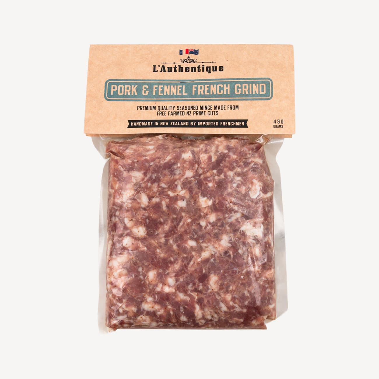 Lauthentique Pork And Fennel Grind 450g