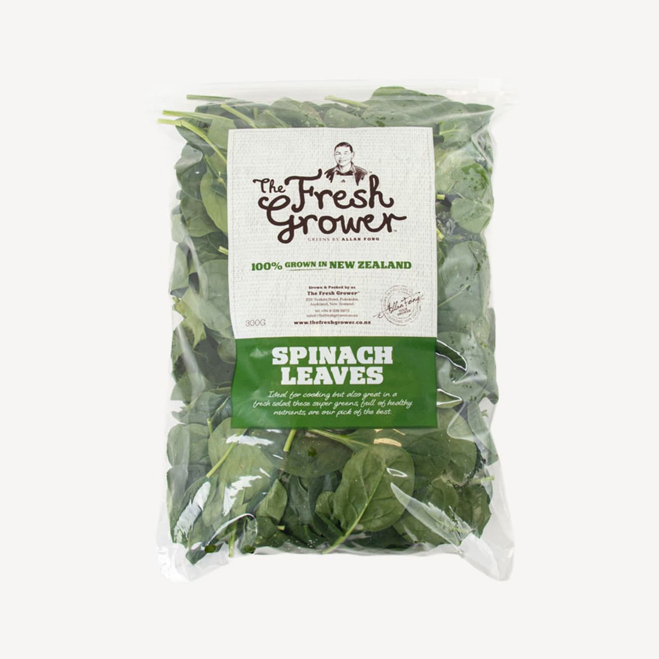 Fresh Grower Spinach Leaves 300g