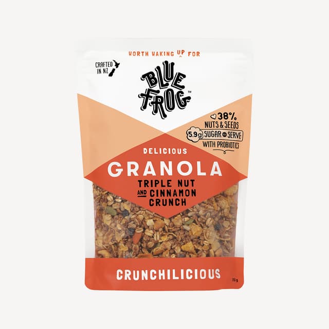 Blue Frog Triple Nut And Cinnamon Crunch 350g