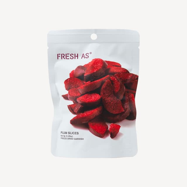 Fresh As Plum Slices Garnish 8g