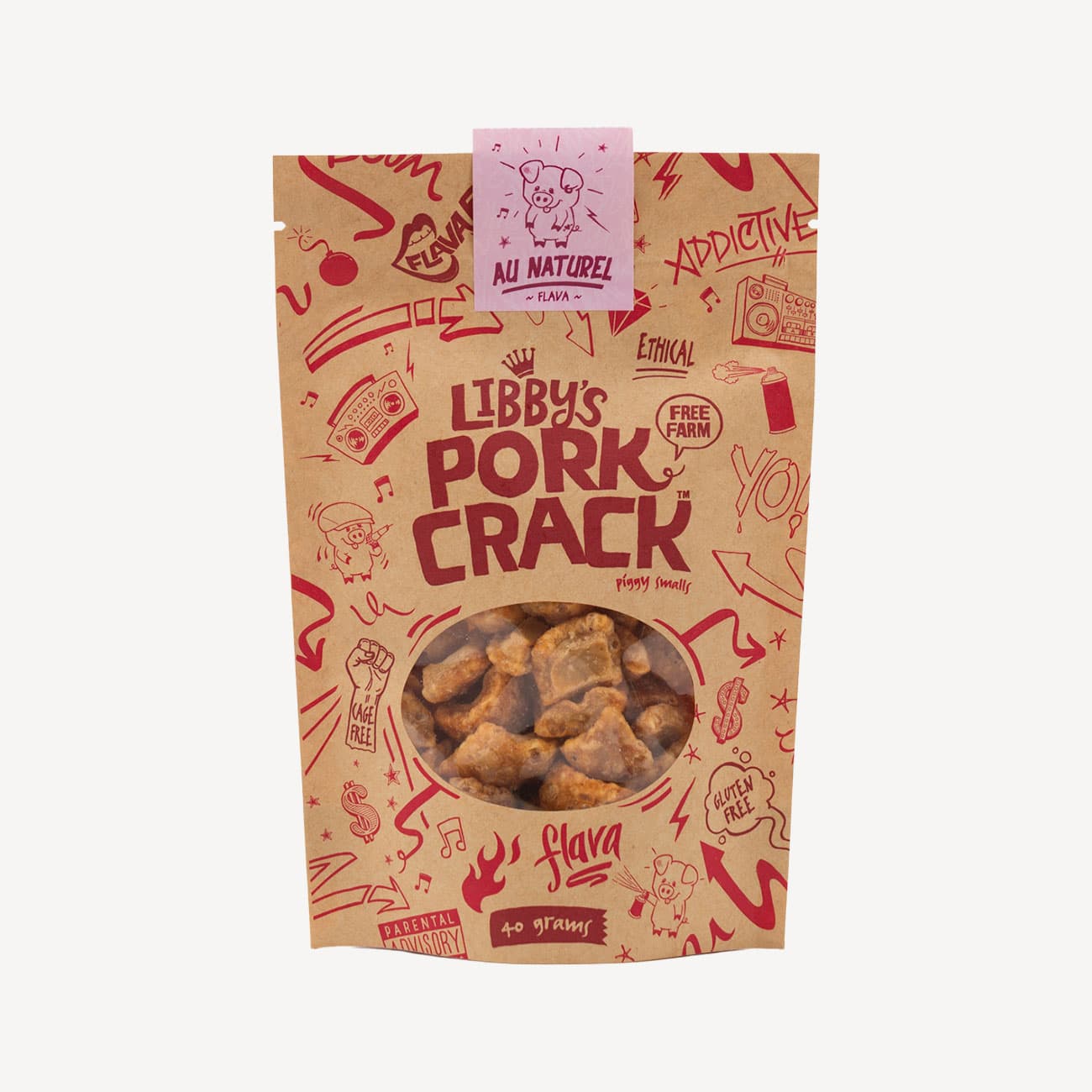 Libbys Natural Pork Crack 40g