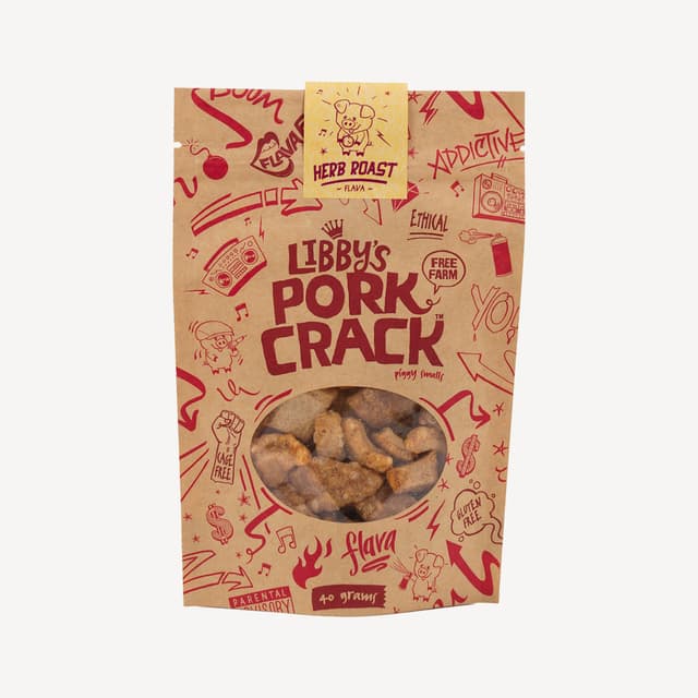 Libbys Herb Roast Pork Crack 40g