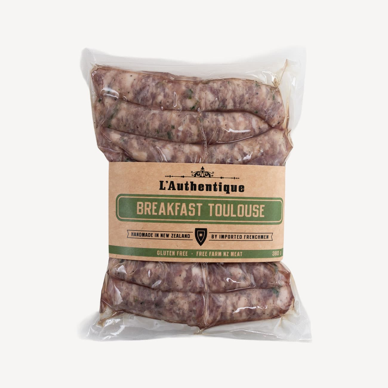 Lauthentique Breakfast Toulouse Sausages 380g