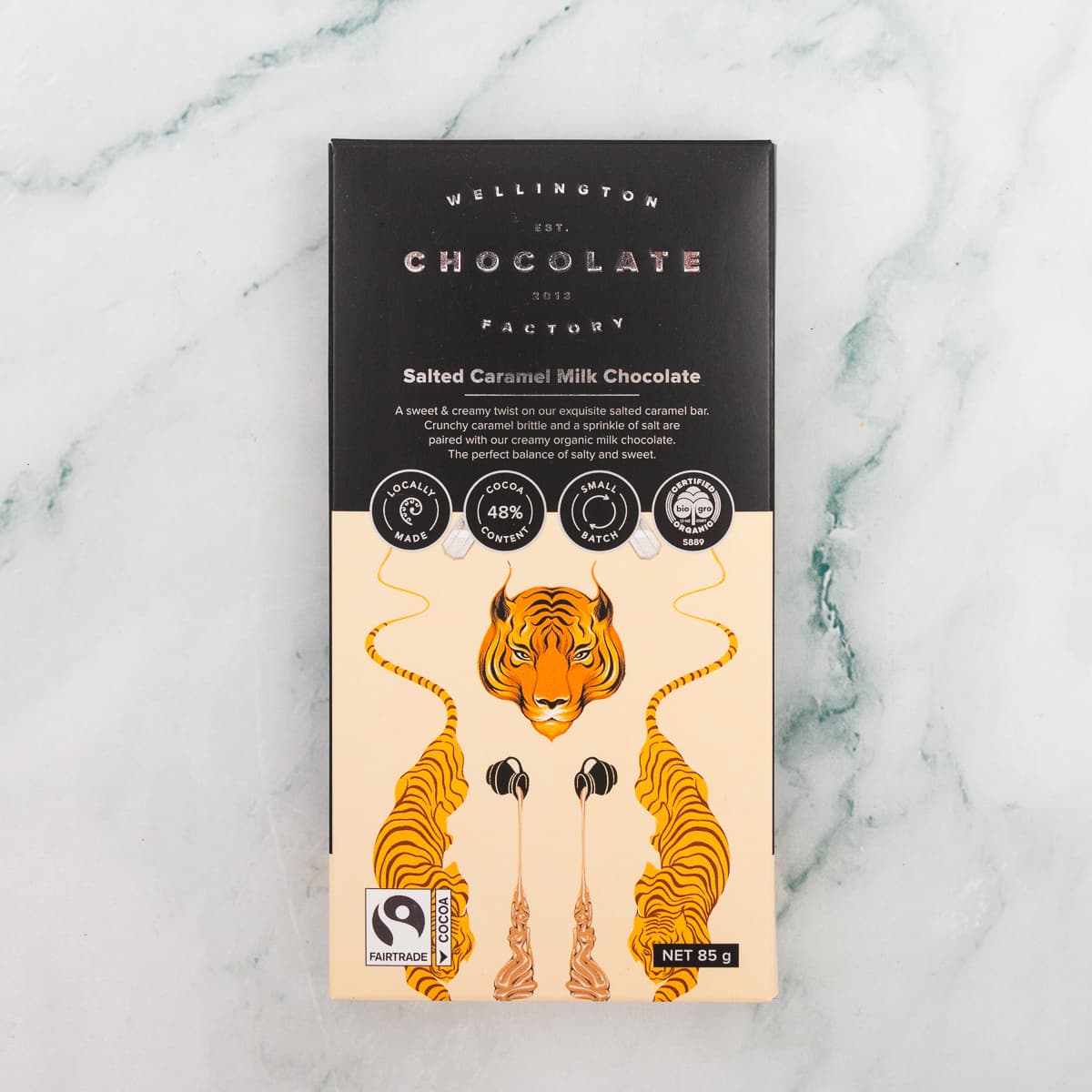 Wellington Chocolate Factory Caramel Milk Chocolate 75g