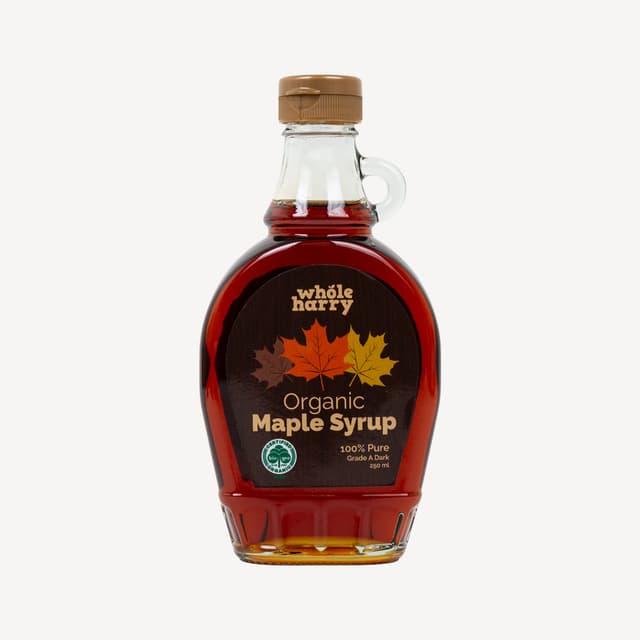 Whole Harry Organic Maple Syrup Dark 250ml