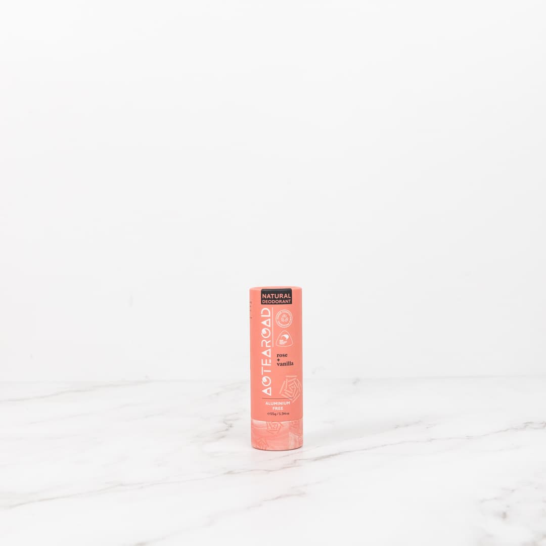 Aotearoad Natural Rose And Vanilla Deodorant 55g