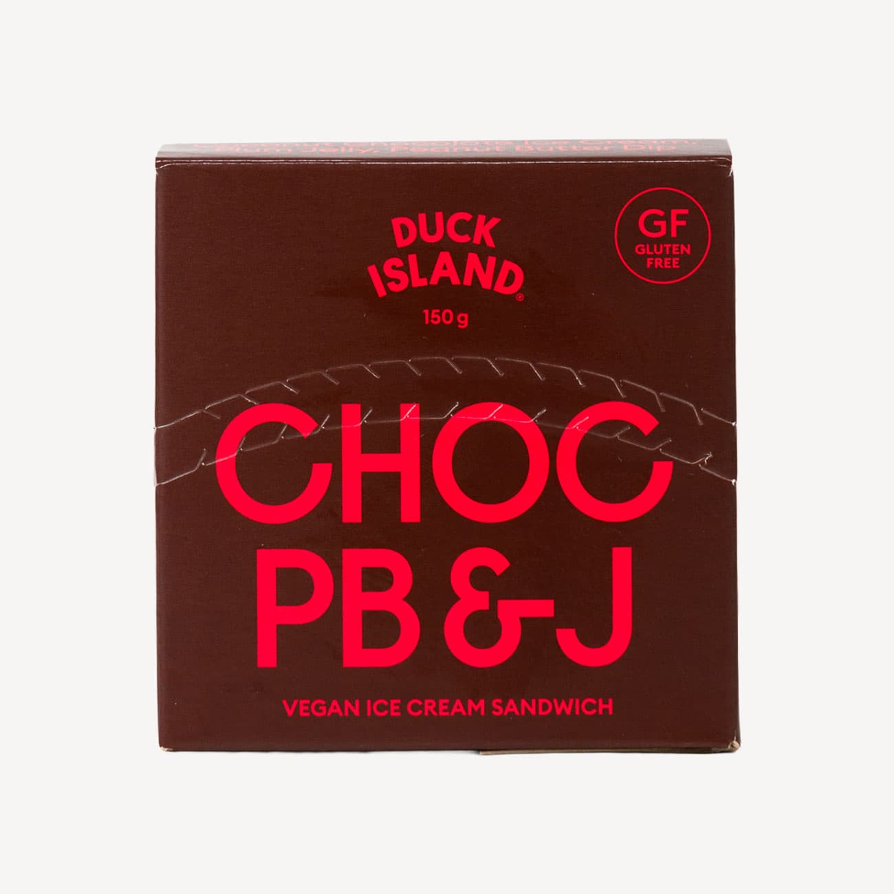 Duck Island Choc Pbj Ice Cream Sandwich 150g