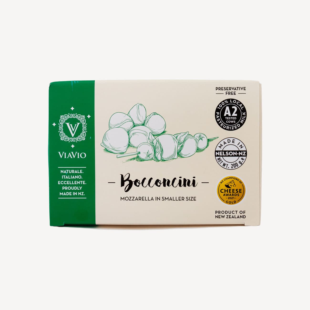 Viavio A2 Cows Milk Bocconcini 200g