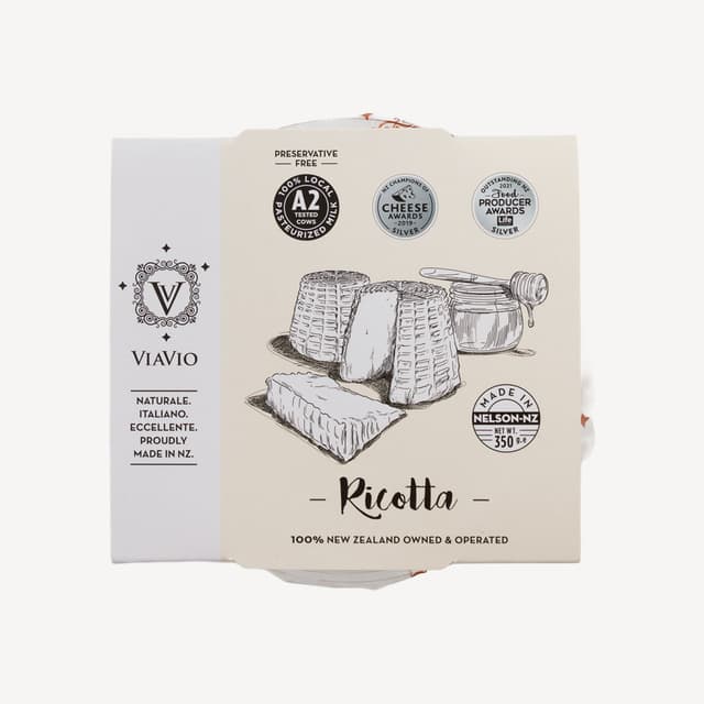 Viavio A2 Cows Milk Ricotta 350g