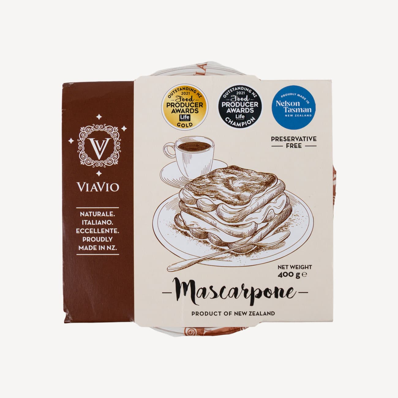 Viavio Natural Mascarpone 250g