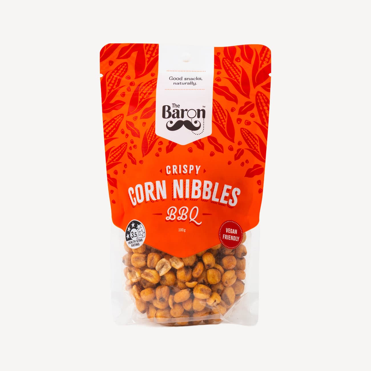The Baron Bbq Corn Nibbles 100g