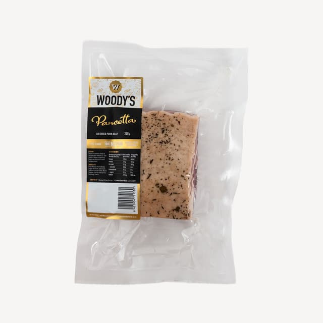 Woodys Free Range Pancetta 200g