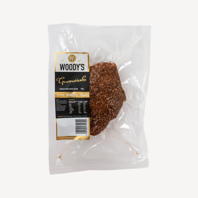 Woodys Free Range Guanciale 150g