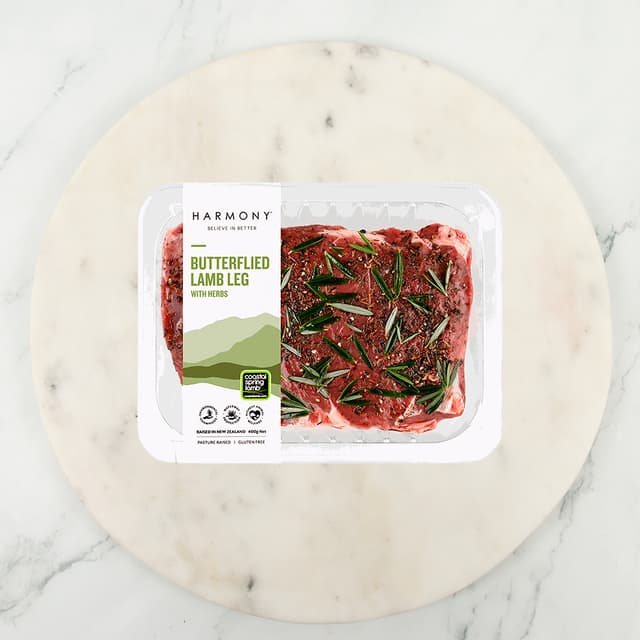 Harmony Coastal Butterflied Lamb Leg With Herbs 400g