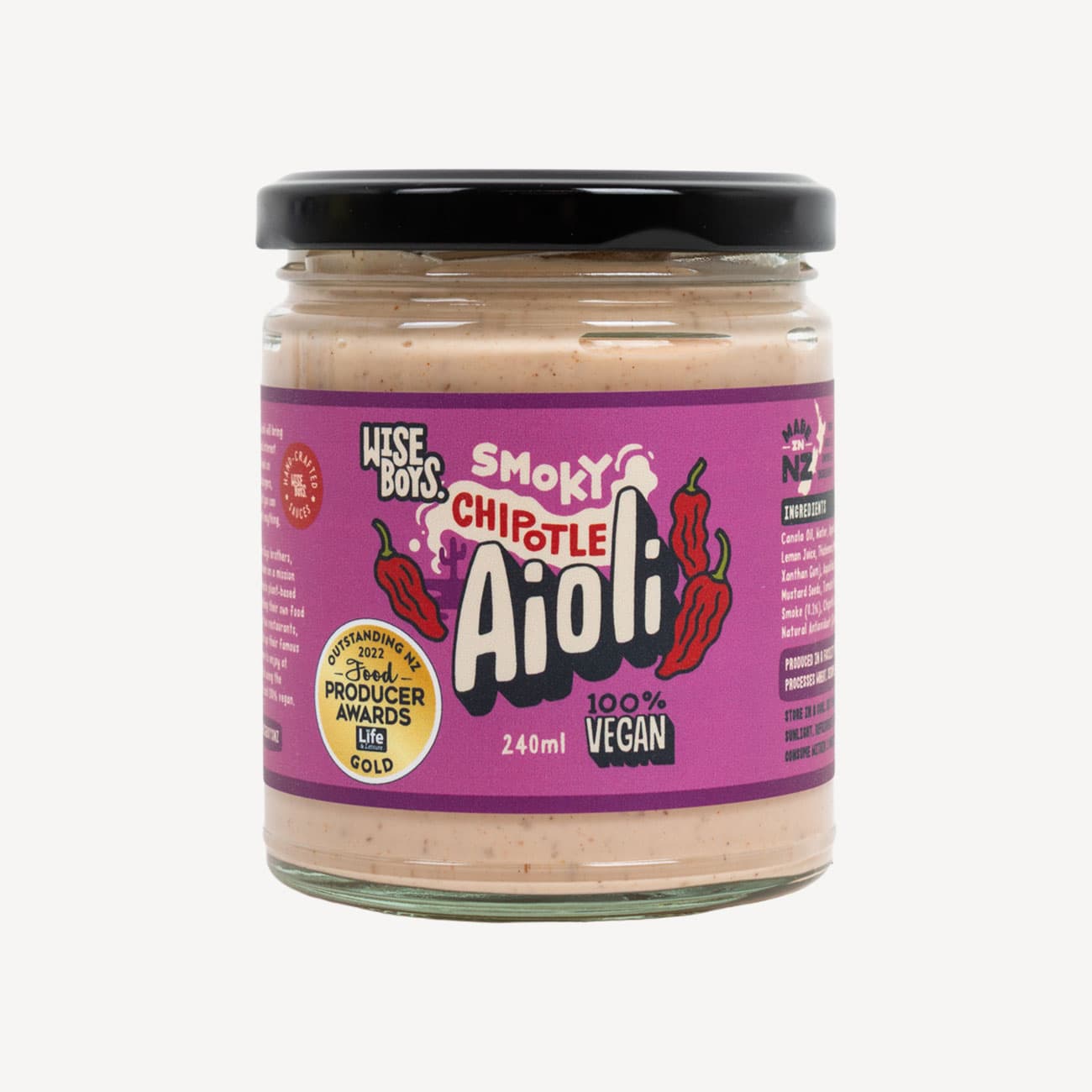 Wise Boys Smoky Chipotle Aioli 240ml