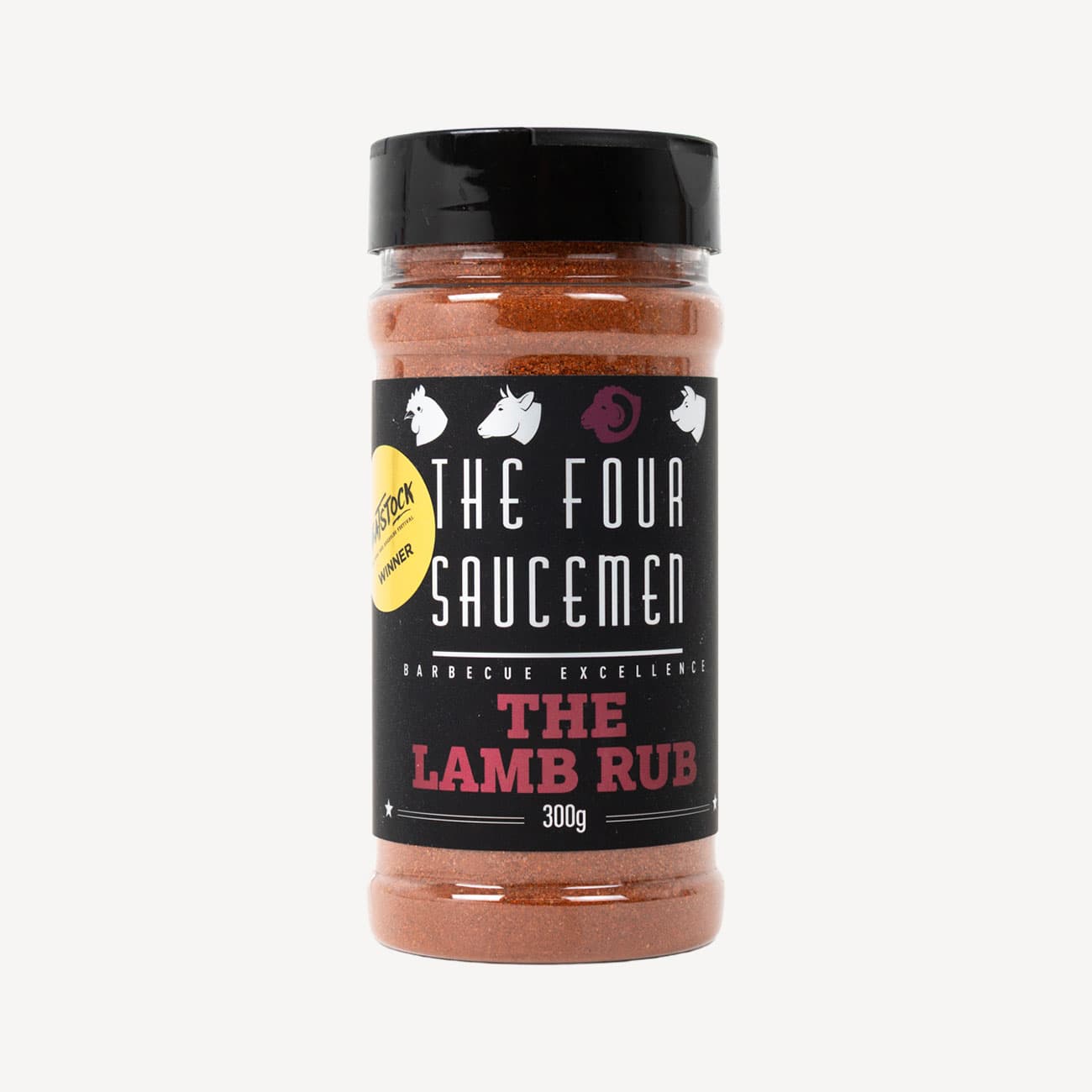 The Four Saucemen Lamb Rub Shaker 300g