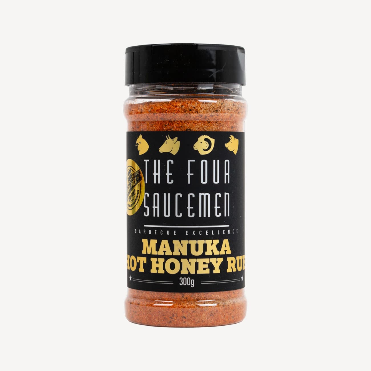 The Four Saucemen Manuka Hot Honey Rub 300g