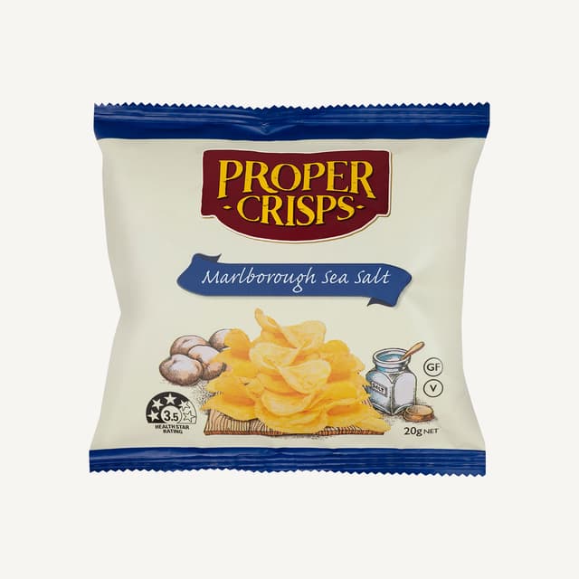Proper Crisps Marlborough Sea Salt 20g