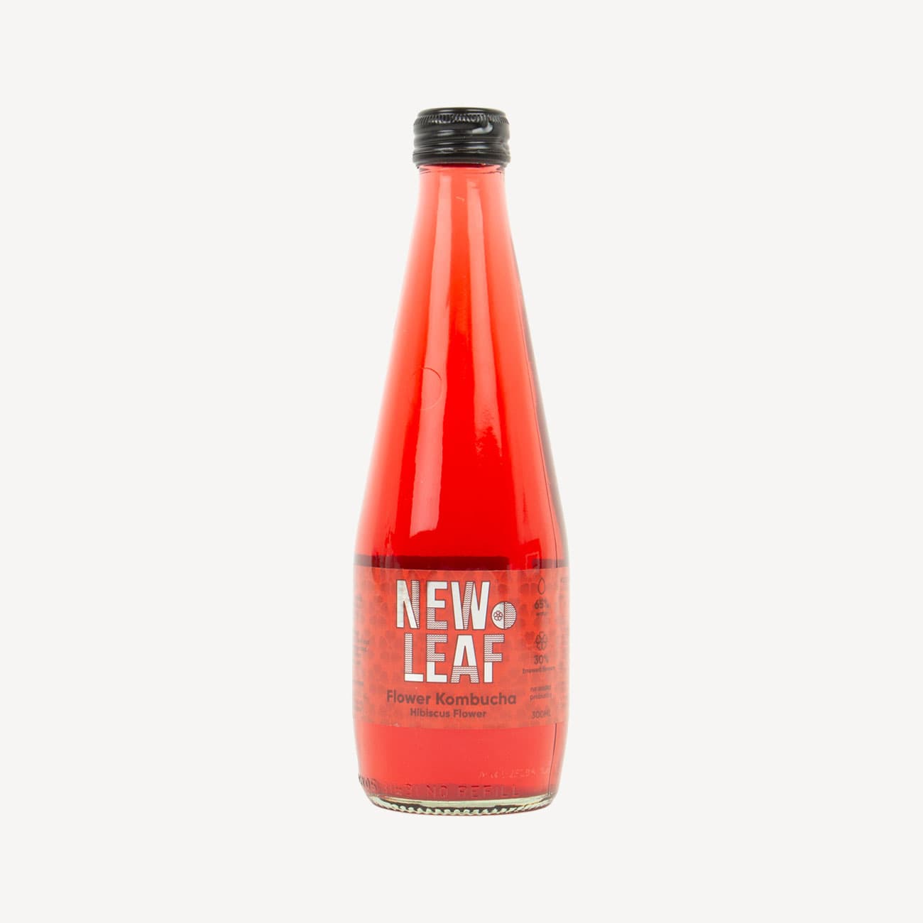 New Leaf Hibiscus Flower Kombucha 300ml