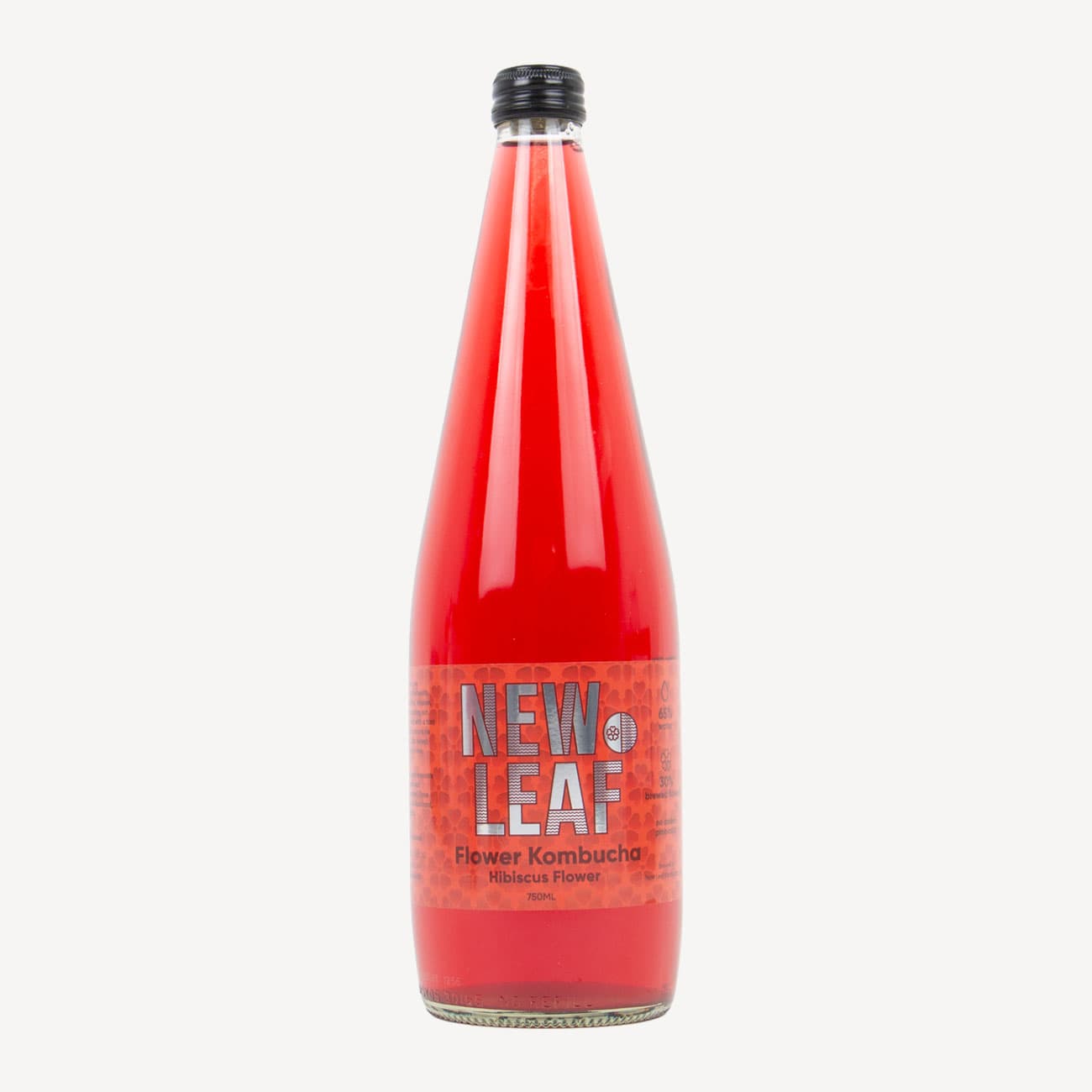 New Leaf Hibiscus Flower Kombucha 750ml