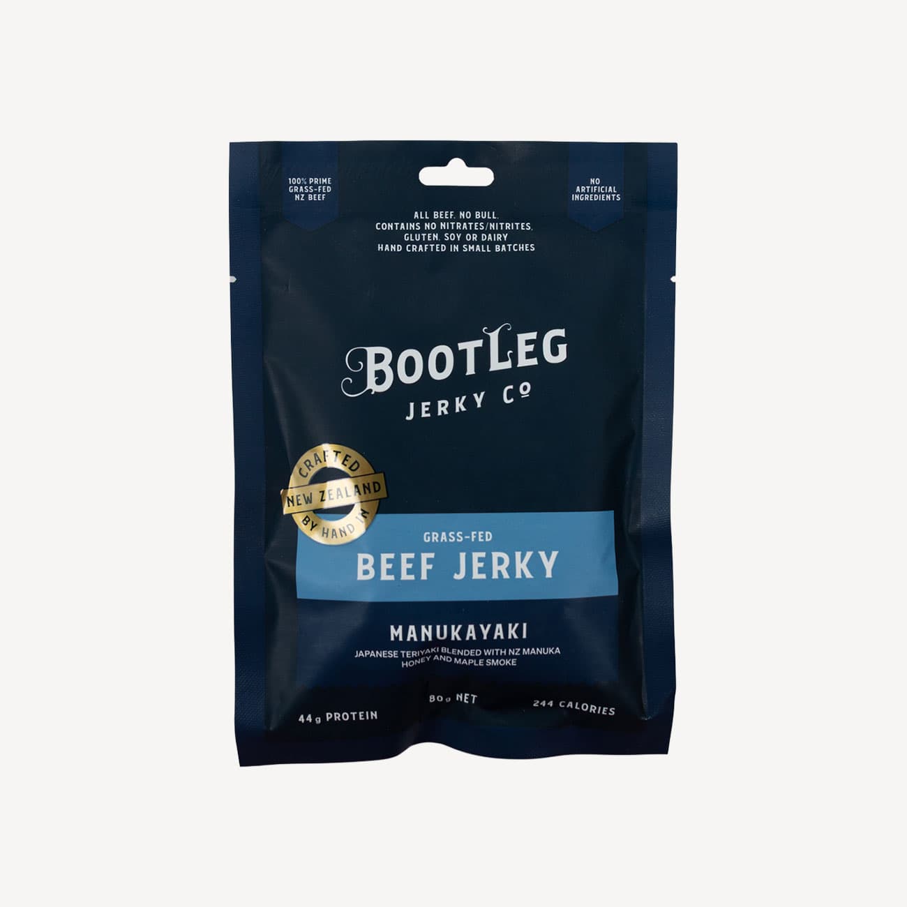 Bootleg Jerky Manuka Yaki Manuka Honey Teriyaki Beef Jerky 80g