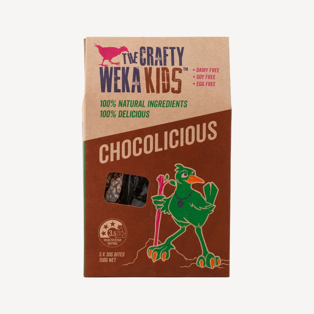 The Crafty Weka Chocolicious Kids Pouch 150g