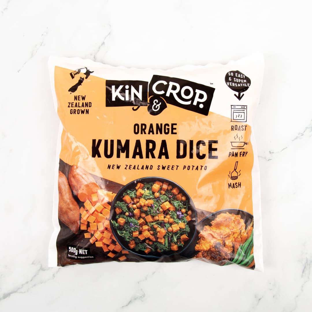 Kin And Crop Orange Kumara Dice 500g