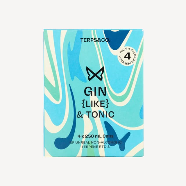 Terps & Co Gin-Like & Tonic 0% 4 Pack