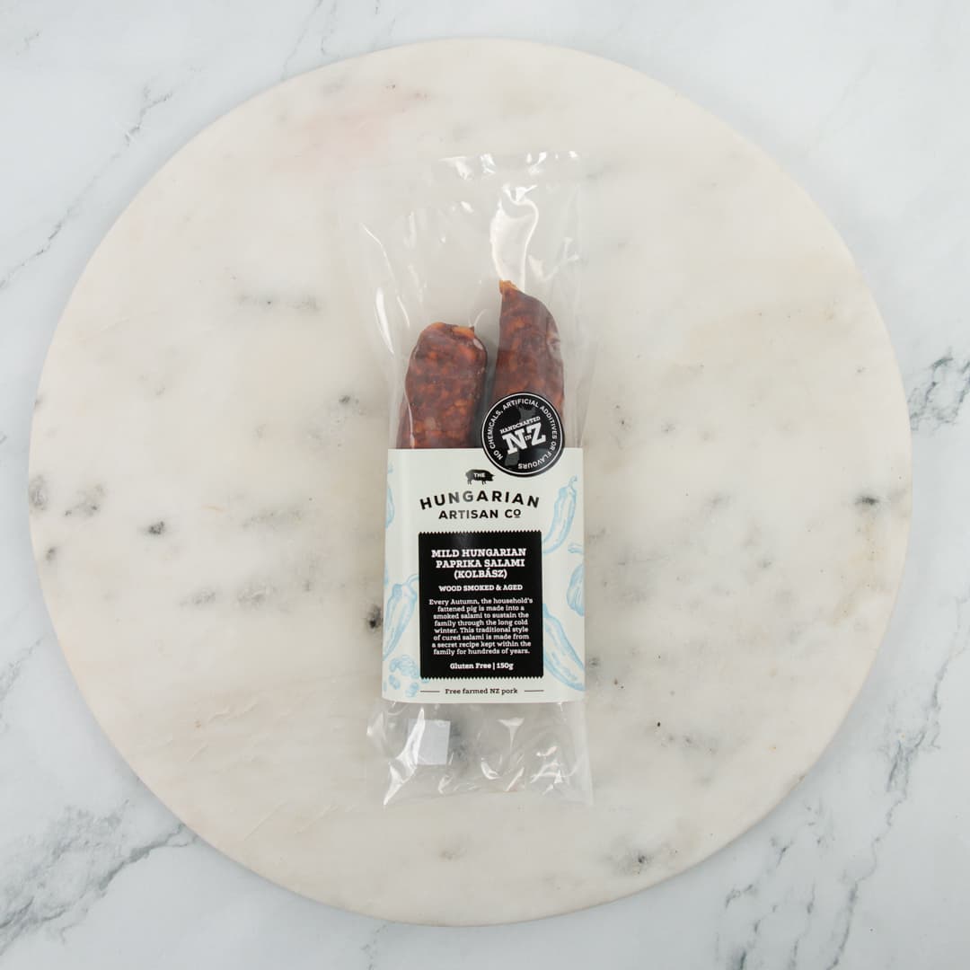 The Hungarian Artisan Co Mild Hungarian Paprika Salami 150g