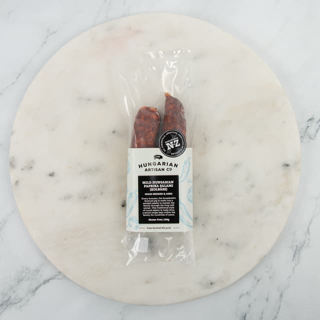 The Hungarian Artisan Co Mild Hungarian Paprika Salami 150g