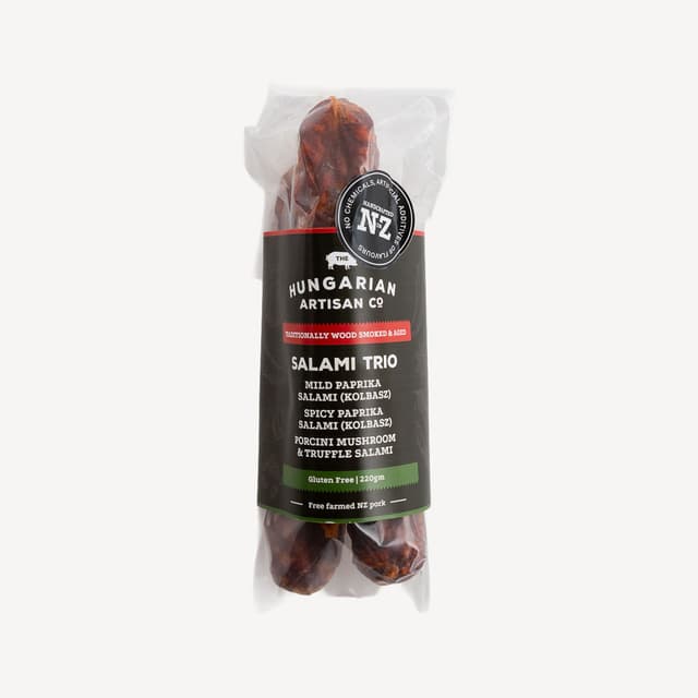 The Hungarian Artisan Co Salami Trio Pack 220g