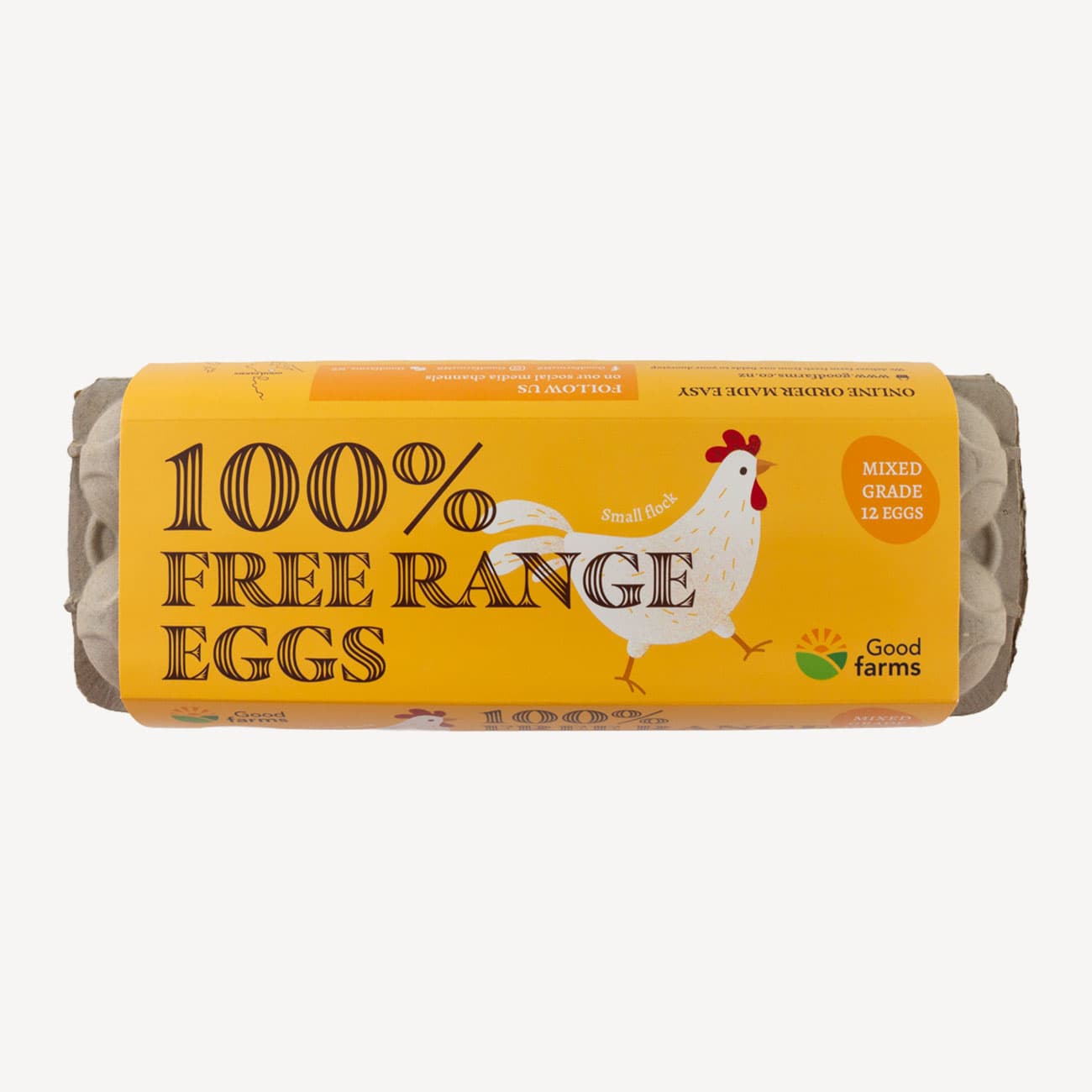 Good Farms Free Range Dozen Eggs 12 Pack