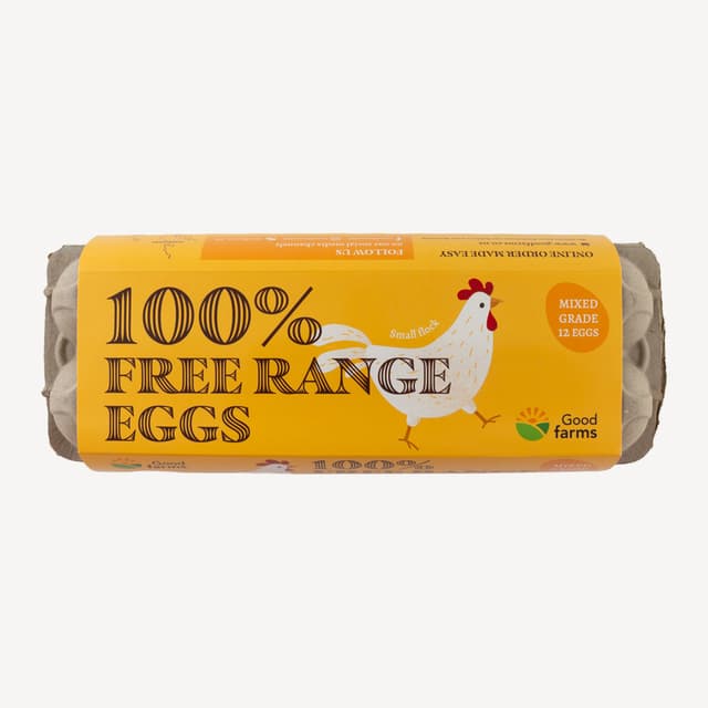 Good Farms Free Range Dozen Eggs 12 Pack
