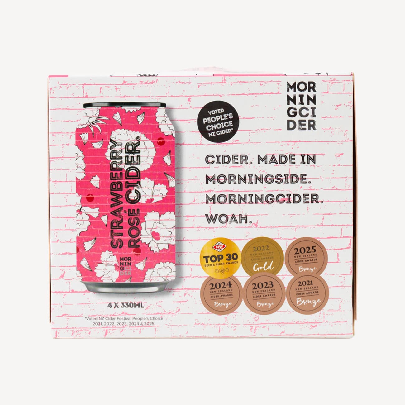 Morningcider Strawberry Rose Cans 4pk