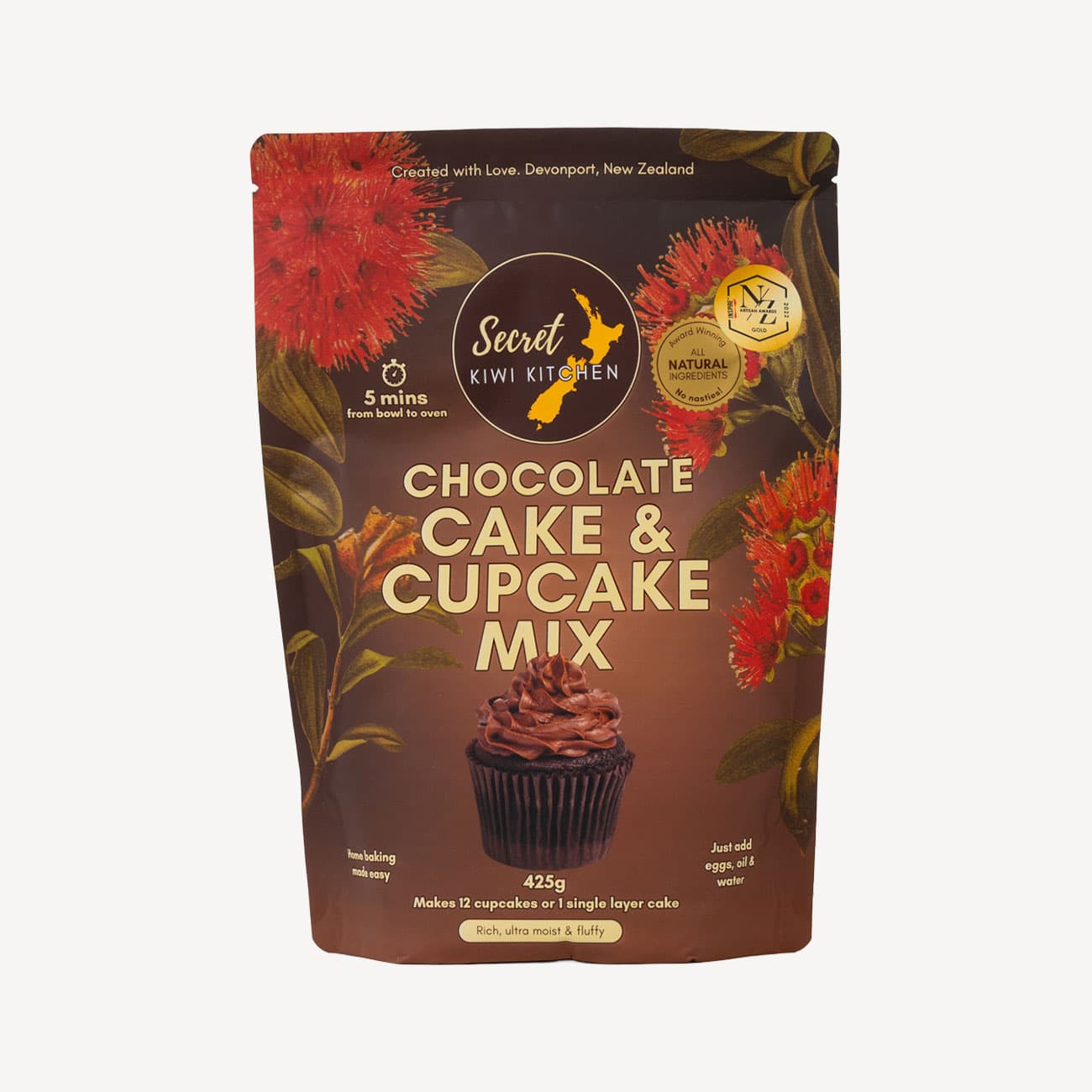 Secret Kiwi Chocolate Cake and Cupcake Mix 425g