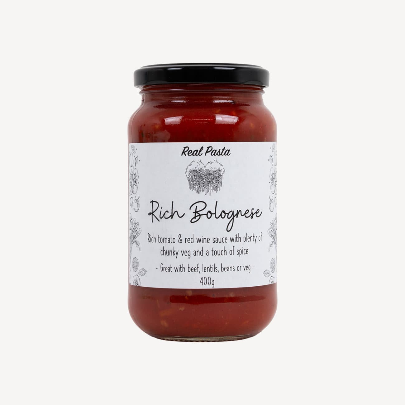 Real Pasta Rich Bolognese 400g
