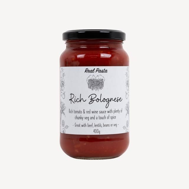 Real Pasta Rich Bolognese 400g