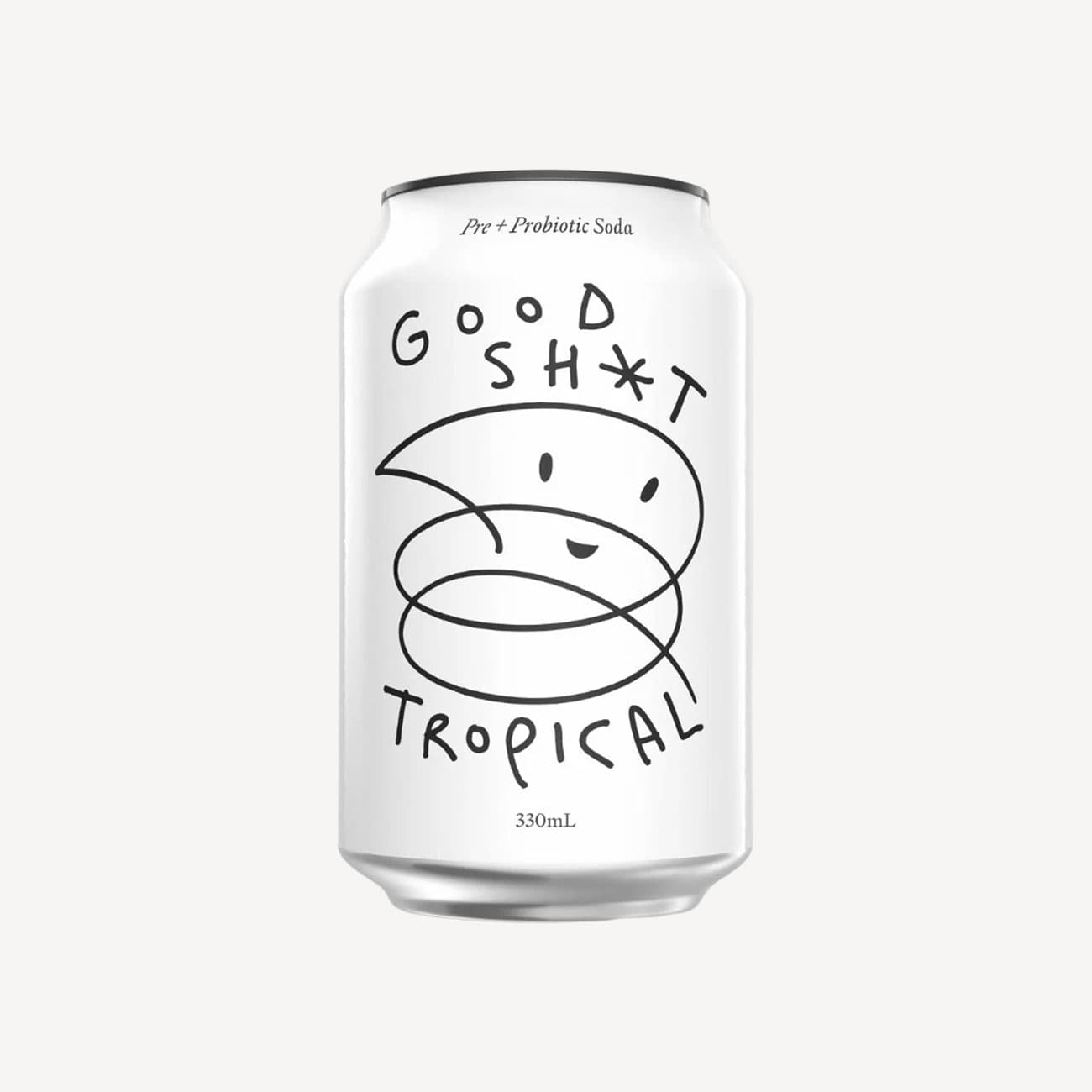 Good Sh*t Pre+Probiotic Soda Tropical 330ml