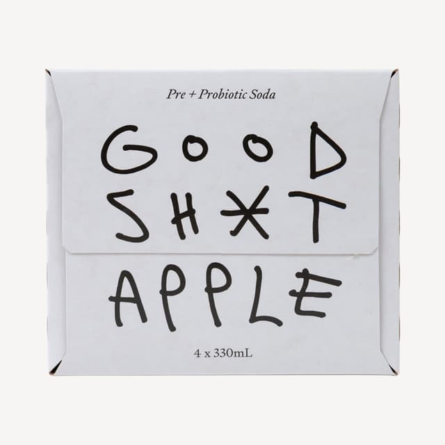 Good Sh*t Synbiotic Apple 4pk