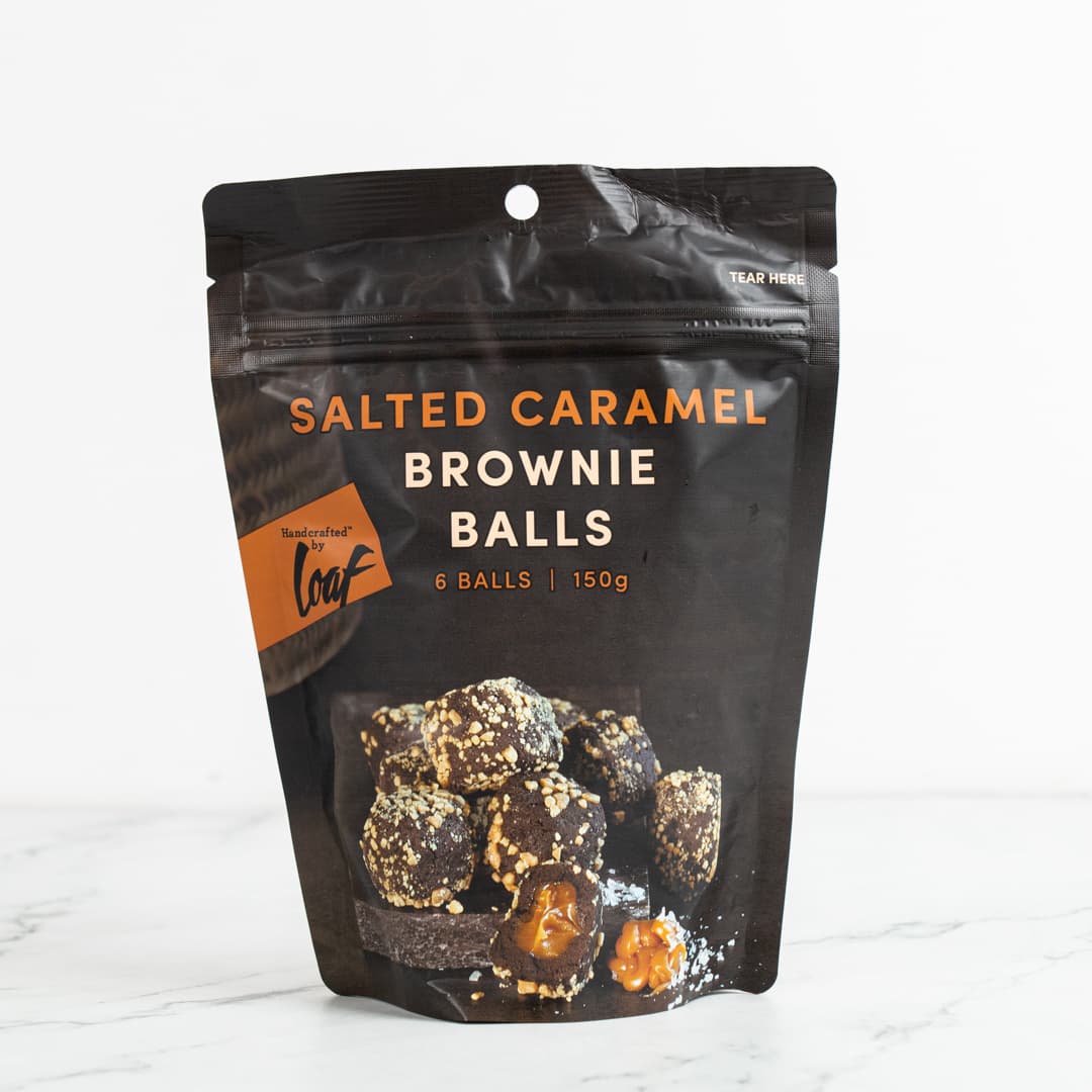Loaf Salted Caramel Brownie Balls 150g