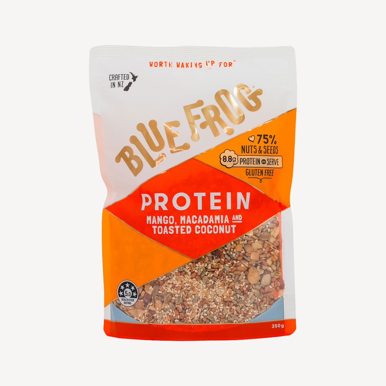 Blue Frog Mango, Macadamia, Toasted Coconut 350g