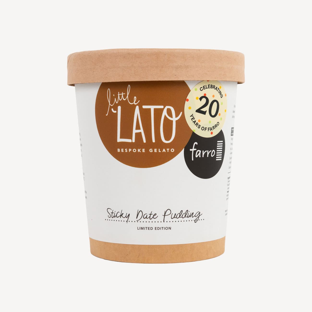 Little Lato x Farro Sticky Date Pudding Gelato 455ml