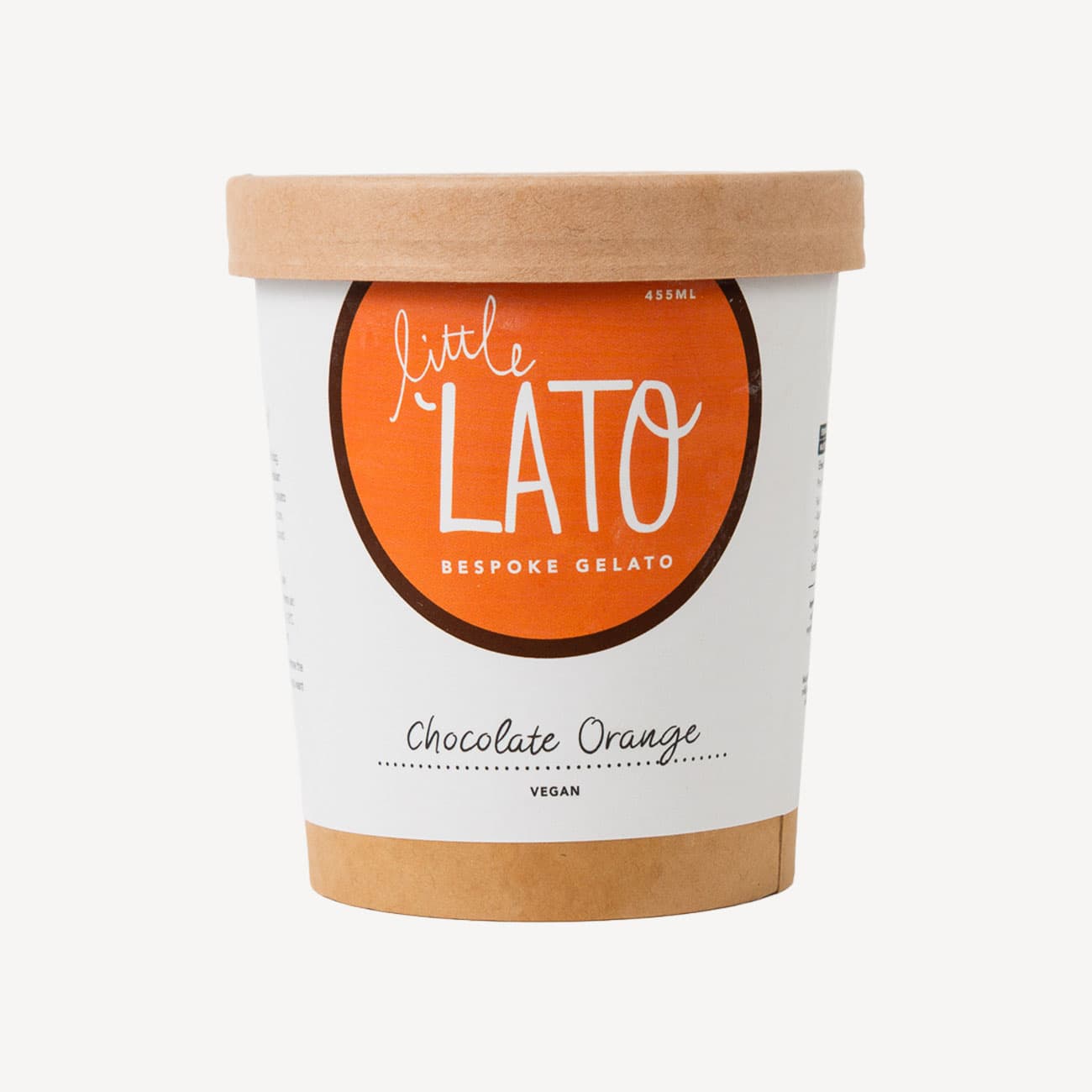 Little Lato Chocolate Orange Vegan Gelato 455ml