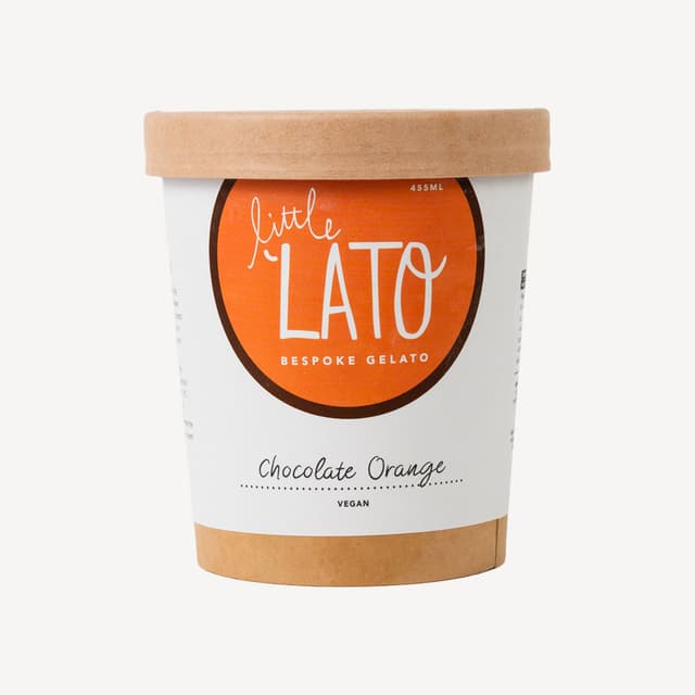 Little Lato Chocolate Orange Vegan Gelato 455ml