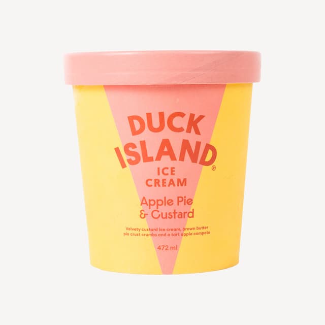 Duck Island Apple Pie & Custard Ice Cream 472ml