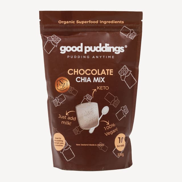 Good Puddings Chocolate Chia Mix 335g