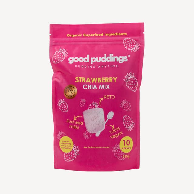 Good Puddings Strawberry Chia Mix 335g