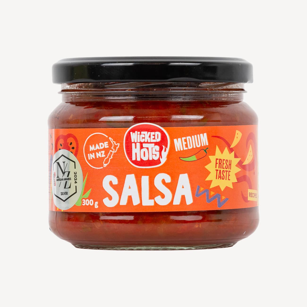 Wicked Hots Salsa Medium 300g