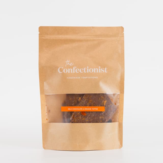 The Confectionist Limited Edition Milk Chocolate Orange Toffee 200g
